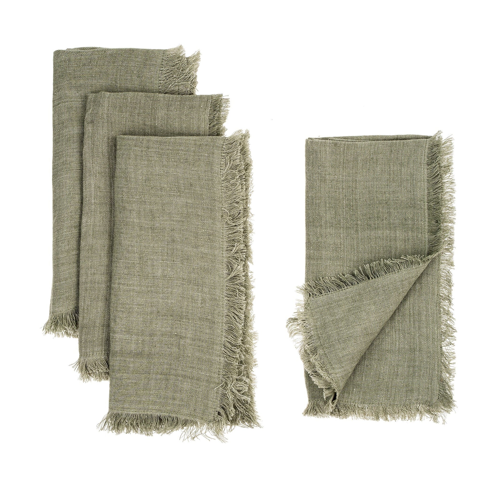 KitchenLina Linen Napkins Set of 4 - 4 Colours - Dekor Butik