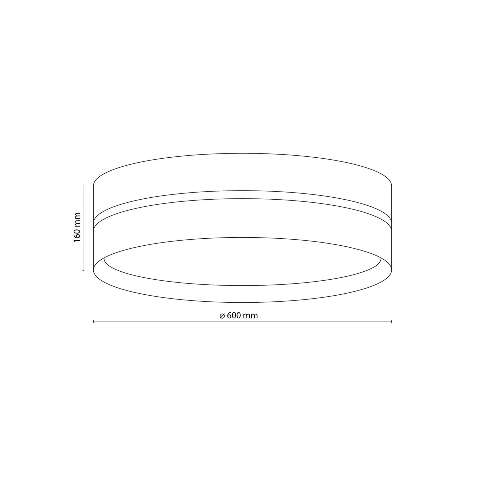 Linobianco Natural Linen Flush Mount Ceiling Light for Bedroom, Hallway & Living Room - Dekor Butik