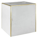 DecorLoren Tissue Holder, Marble & Brass - Dekor Butik