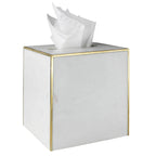 DecorLoren Tissue Holder, Marble & Brass - Dekor Butik