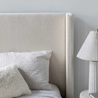 baseLourdes King Storage Drawer Bed - Cream - Dekor Butik