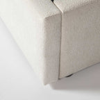 baseLourdes King Storage Drawer Bed - Cream - Dekor Butik