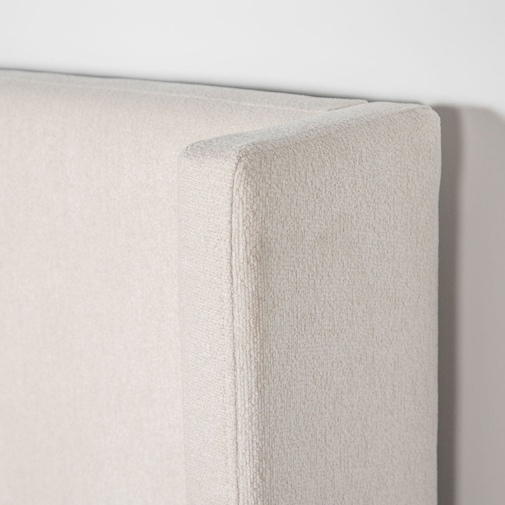 baseLourdes King Storage Drawer Bed - Cream - Dekor Butik