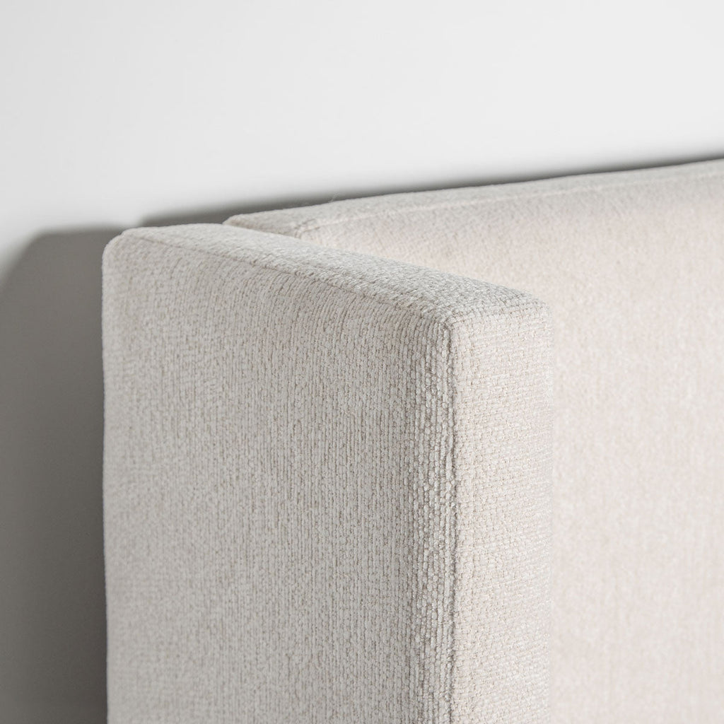 baseLourdes King Storage Drawer Bed - Cream - Dekor Butik