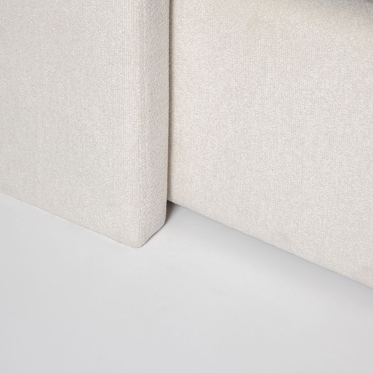 baseLourdes Queen Storage Drawer Bed - Cream - Dekor Butik