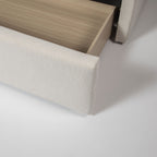 baseLourdes Queen Storage Drawer Bed - Cream - Dekor Butik