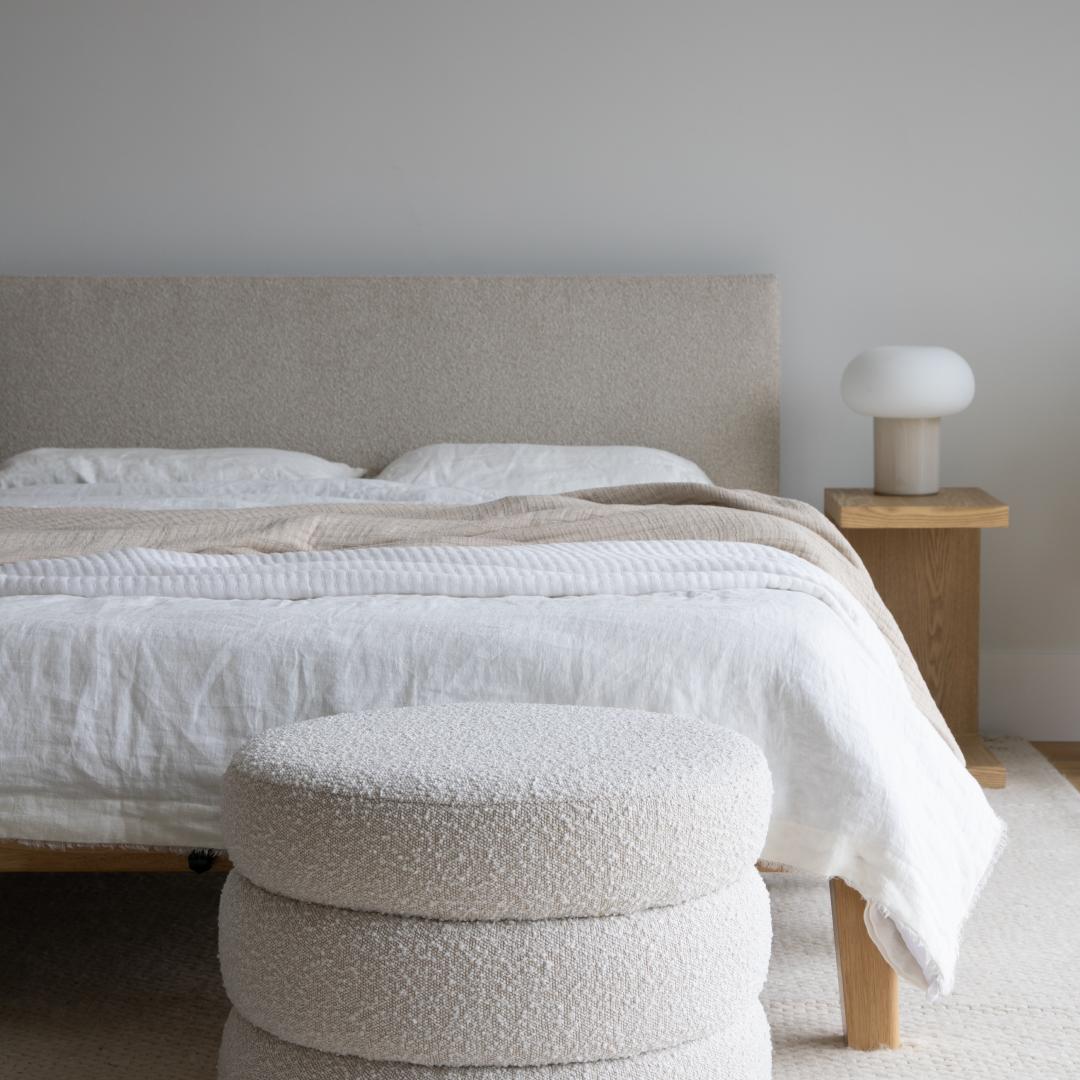 baseLuna Tool - free Double Bed - Buff - Dekor Butik