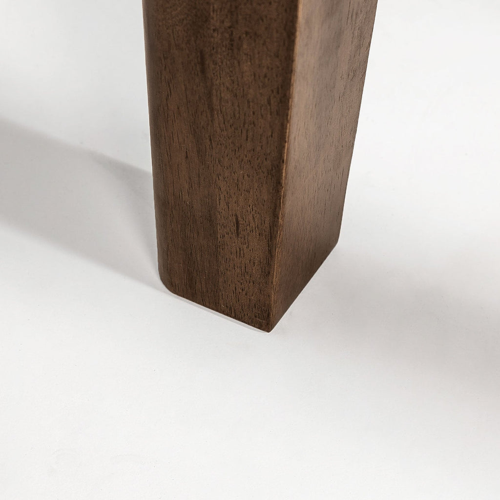 baseLuna Wood Tool - Free Queen Bed - Coffee - Dekor Butik