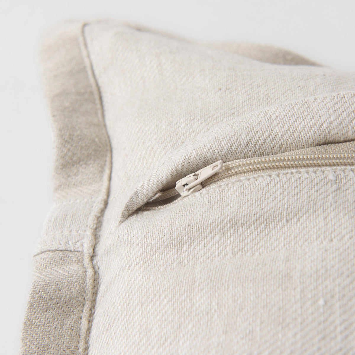 Cushions & ThrowsMae Linen Flanged Toss Cushion Cover - Dekor Butik