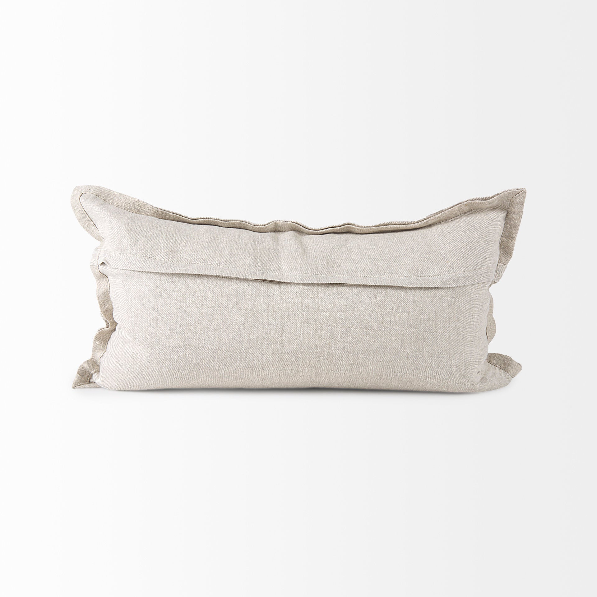 Cushions & ThrowsMae Linen Flanged Toss Cushion Cover - Dekor Butik