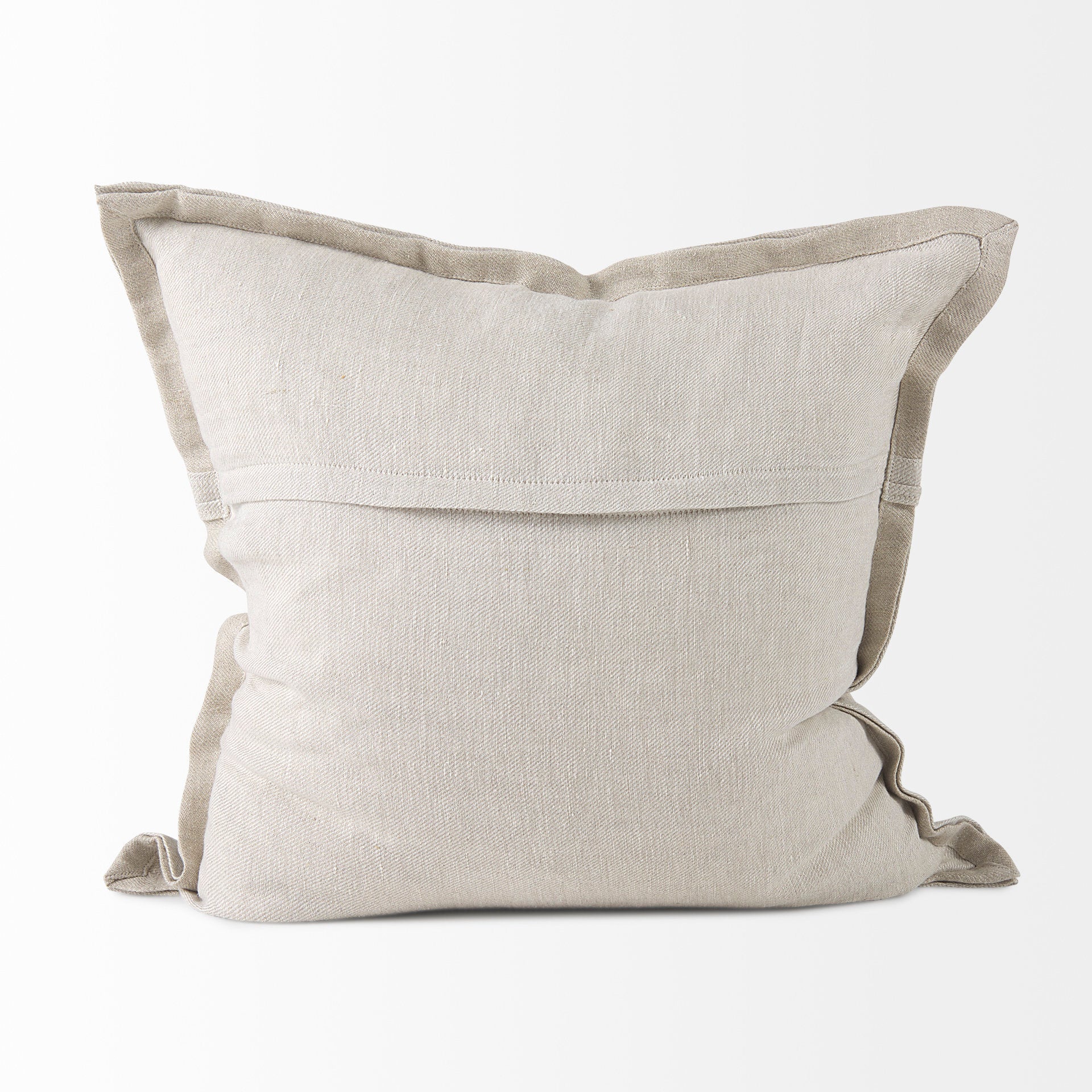 Cushions & ThrowsMae Linen Flanged Toss Cushion Cover - Dekor Butik