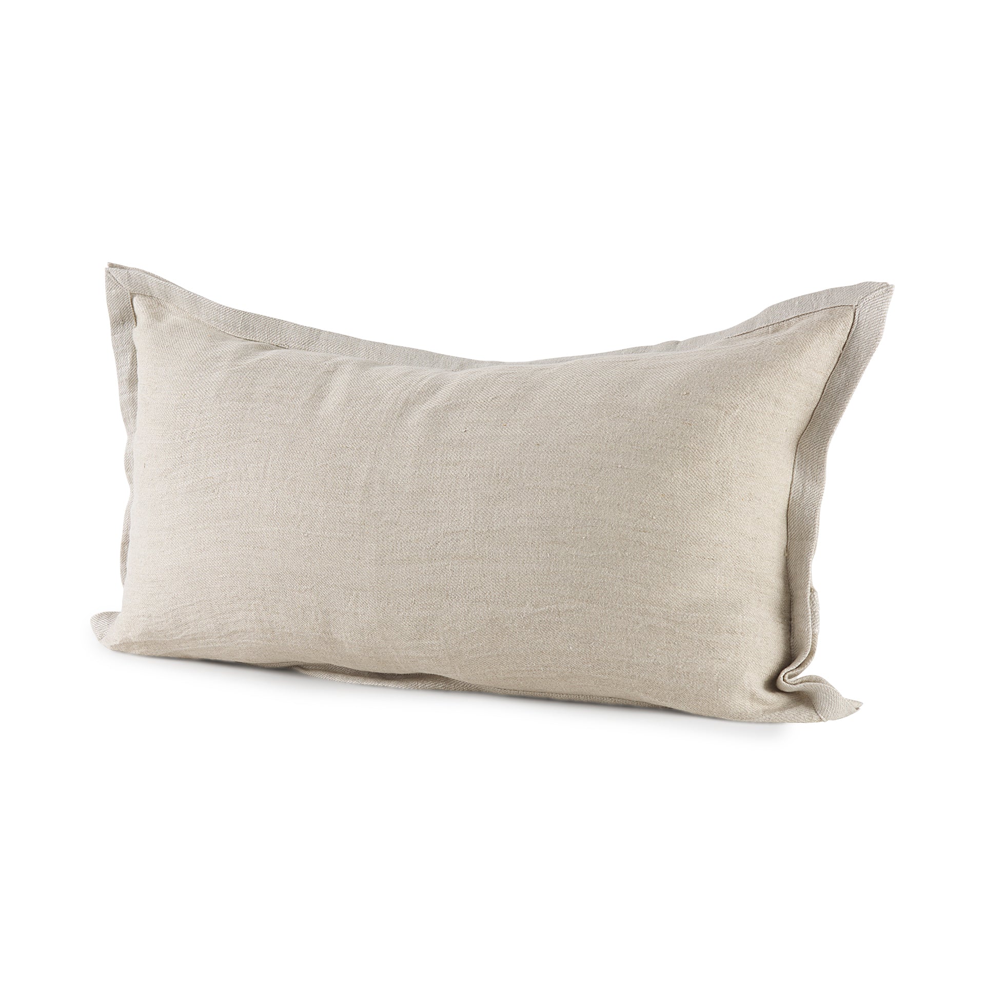 Cushions & ThrowsMae Linen Flanged Toss Cushion Cover - Dekor Butik