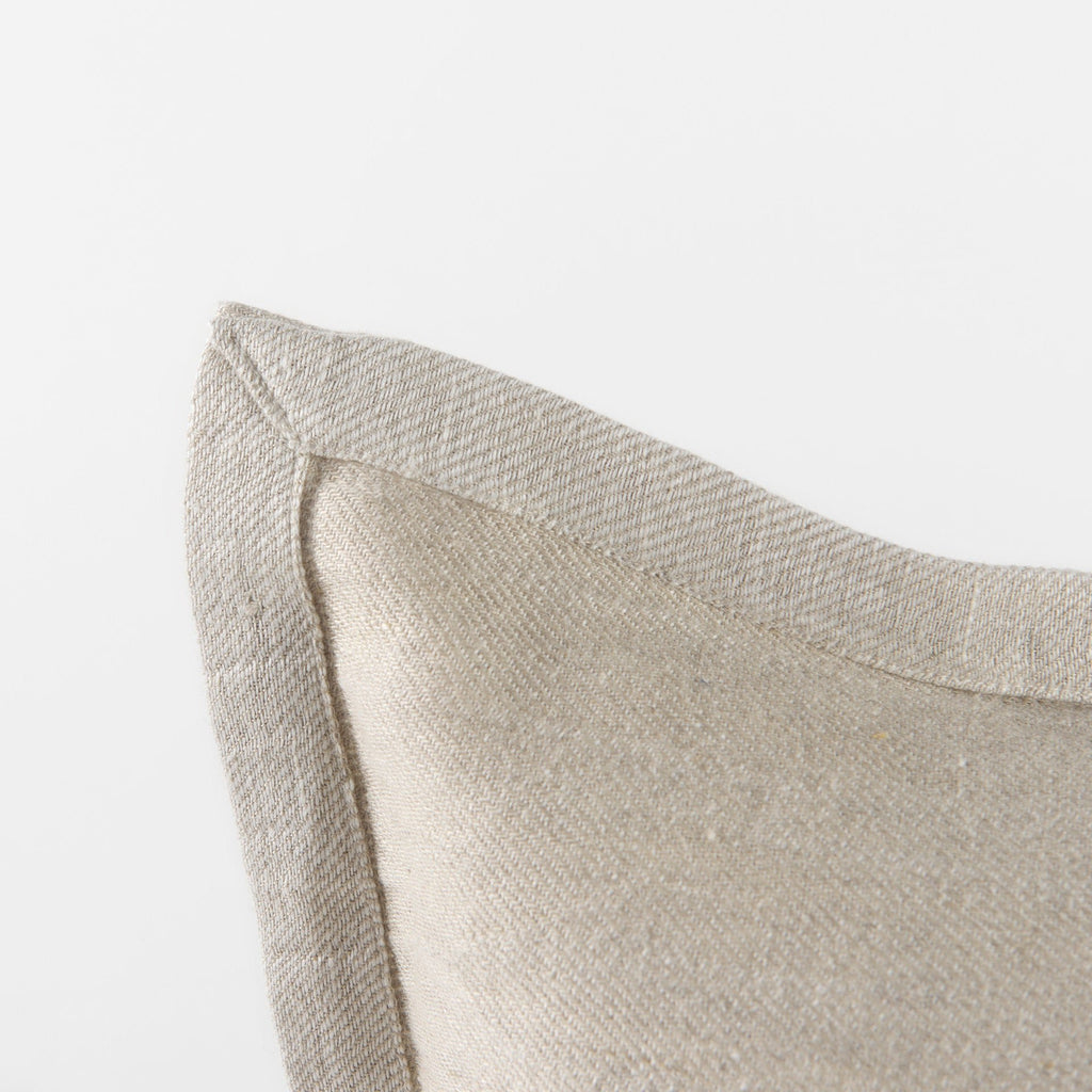 Cushions & ThrowsMae Linen Flanged Toss Cushion Cover - Dekor Butik