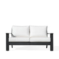 sofasMagnolia Black Aluminum Loveseat with Sunbrella® Cushions - Dekor Butik
