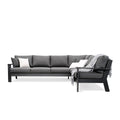 sectionalMagnolia Black Aluminum Sectional with Sunbrella® Cushions - Dekor Butik