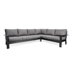 sectionalMagnolia Black Aluminum Sectional with Sunbrella® Cushions - Dekor Butik