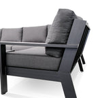 sectionalMagnolia Black Aluminum Sectional with Sunbrella® Cushions - Dekor Butik