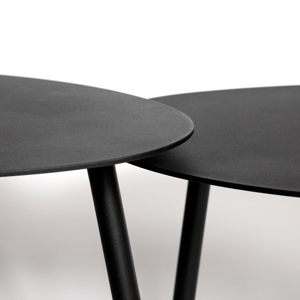 baseMalibu Coffee Table Set of 2 - Black - Dekor Butik