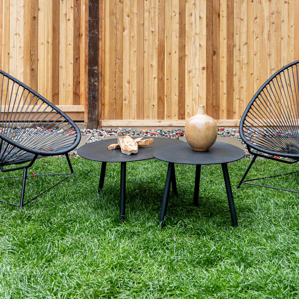 baseMalibu Coffee Table Set of 2 - Black - Dekor Butik