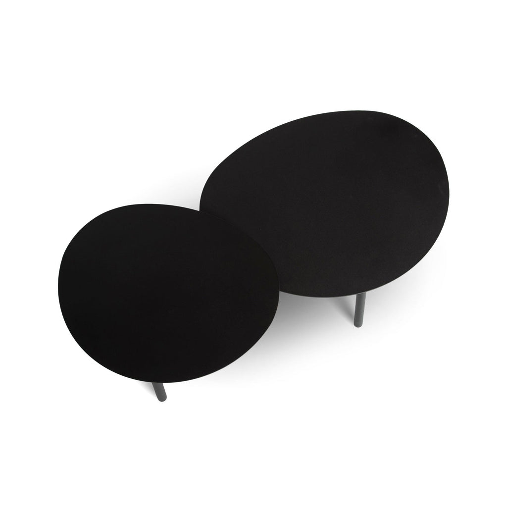 baseMalibu Coffee Table Set of 2 - Black - Dekor Butik