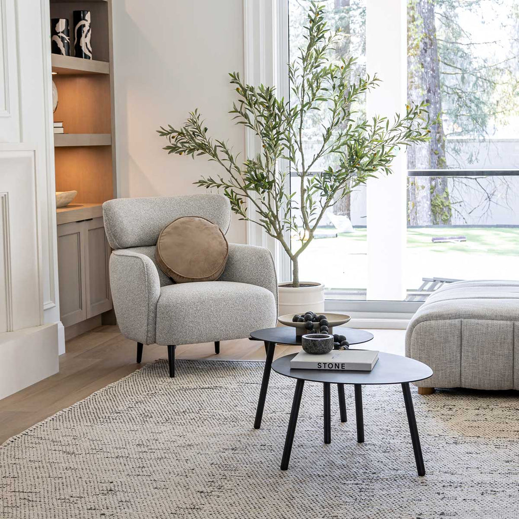 baseMalibu Coffee Table Set of 2 - Black - Dekor Butik