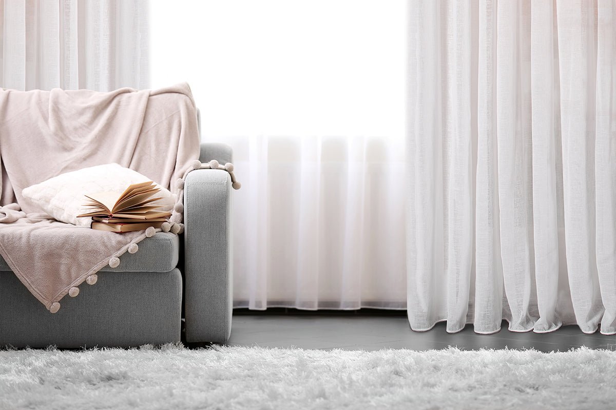 CurtainsMarbella Textured Linen Look Sheer Grommet Curtain 108" x 95" - Dekor Butik
