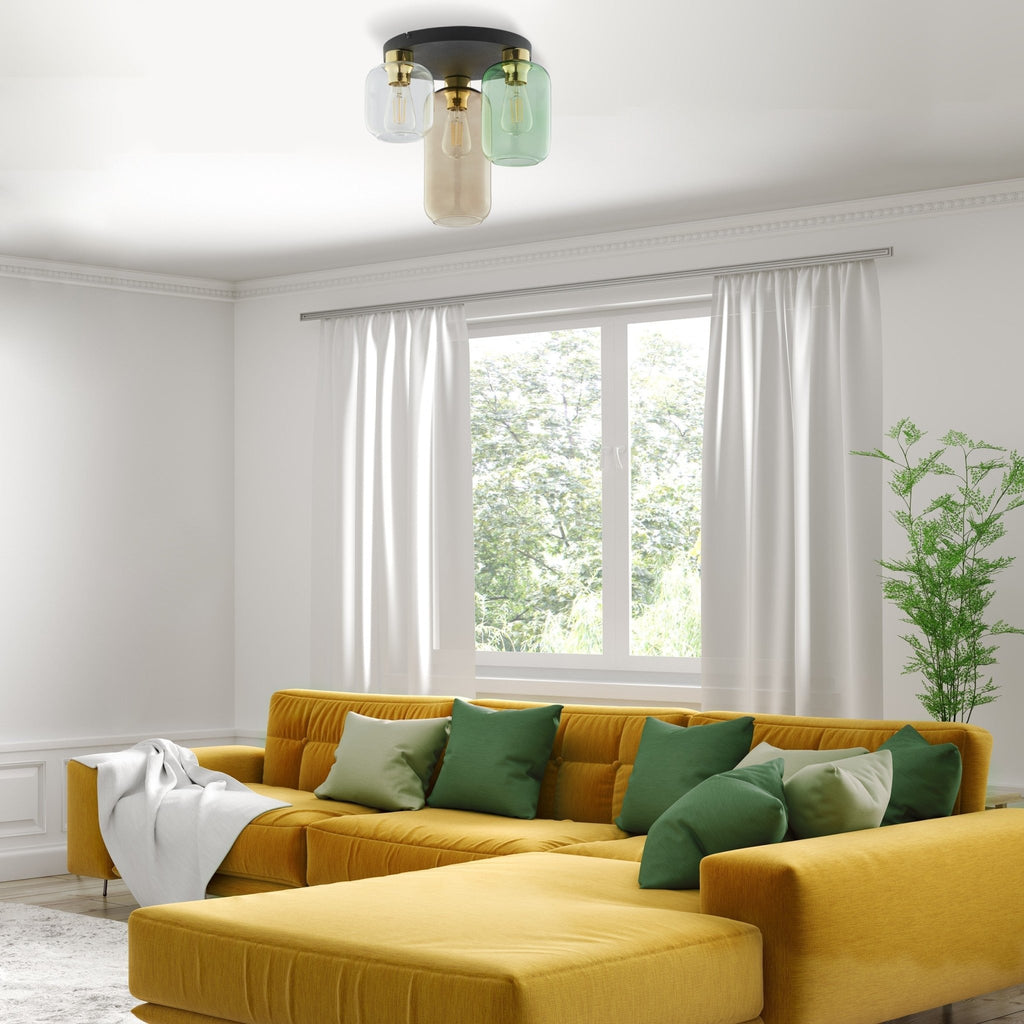 Marco Mid - Century Modern Flush Mount Light 3 - Dekor Butik