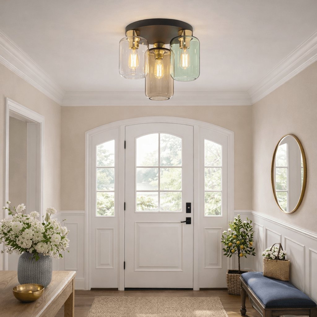 Marco Mid - Century Modern Flush Mount Light 3 - Dekor Butik