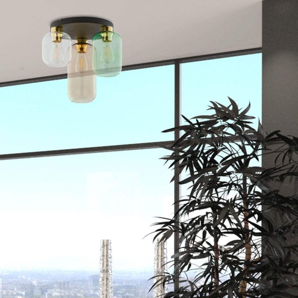Marco Mid - Century Modern Flush Mount Light 3 - Dekor Butik