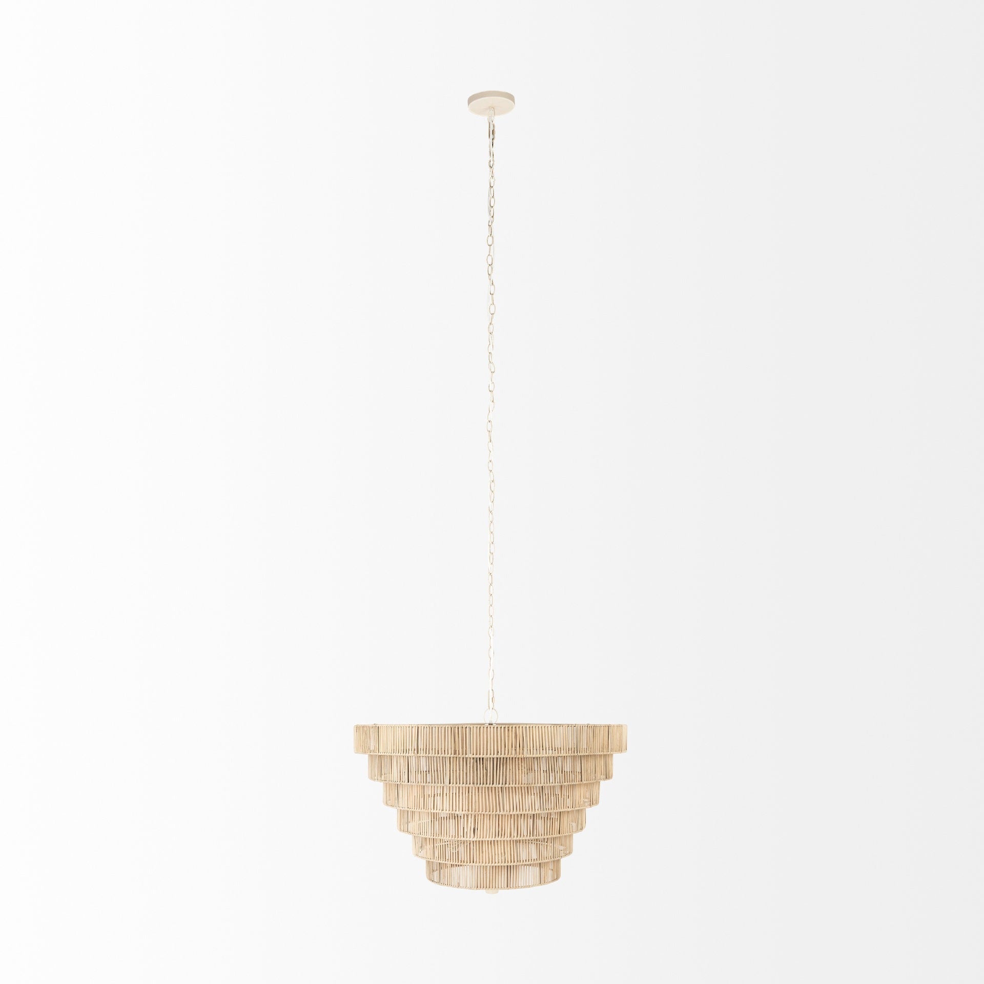 Marimba Natural can 6 Tier Chandelier - Dekor Butik