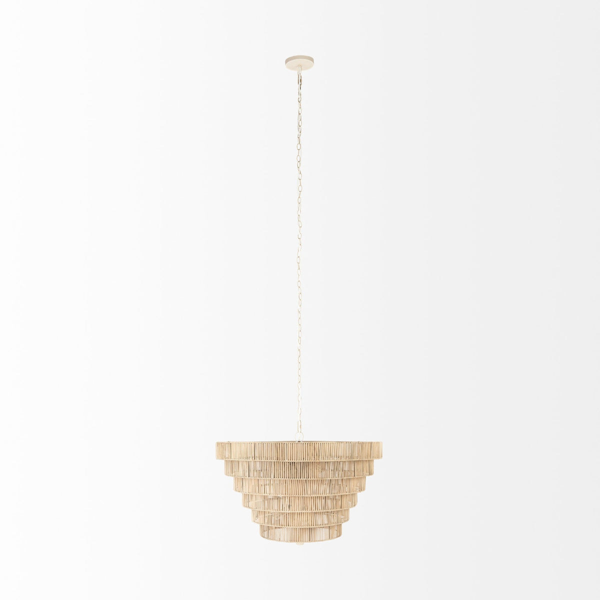Marimba Natural can 6 Tier Chandelier - Dekor Butik