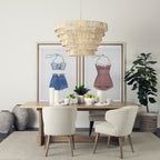 Marimba Natural can 6 Tier Chandelier - Dekor Butik