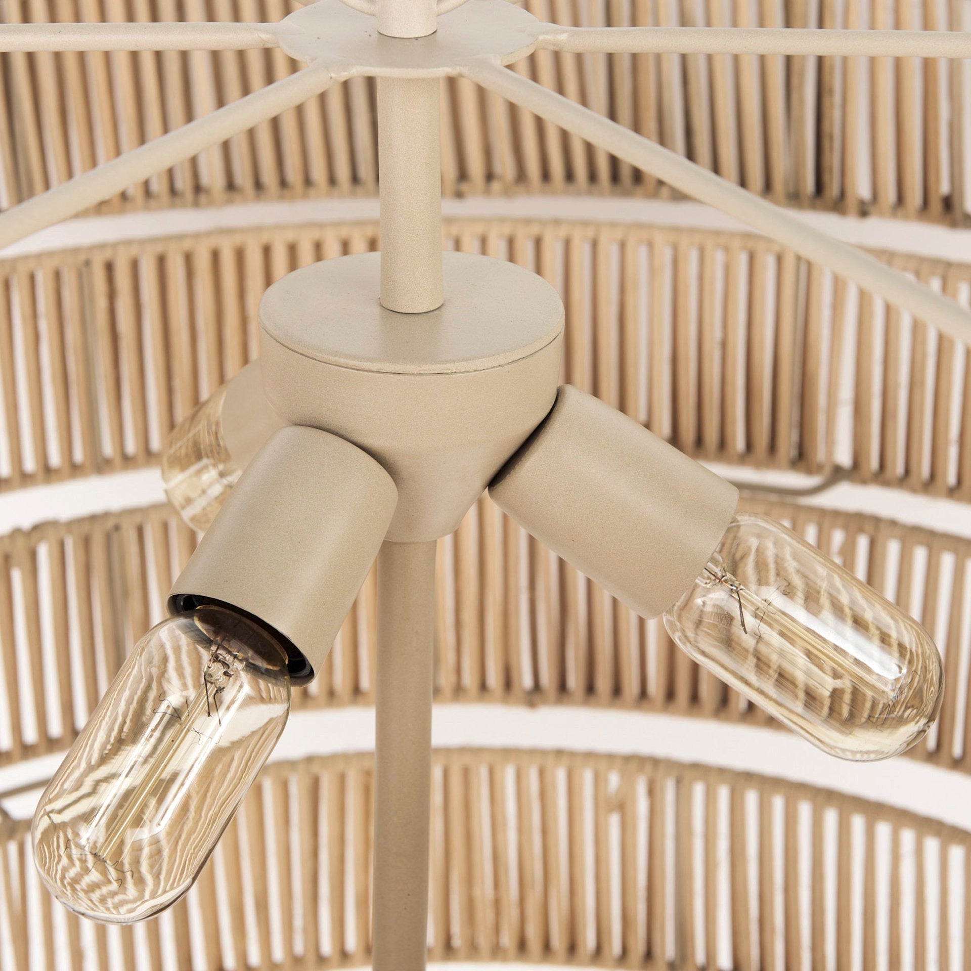 Marimba Natural can 6 Tier Chandelier - Dekor Butik