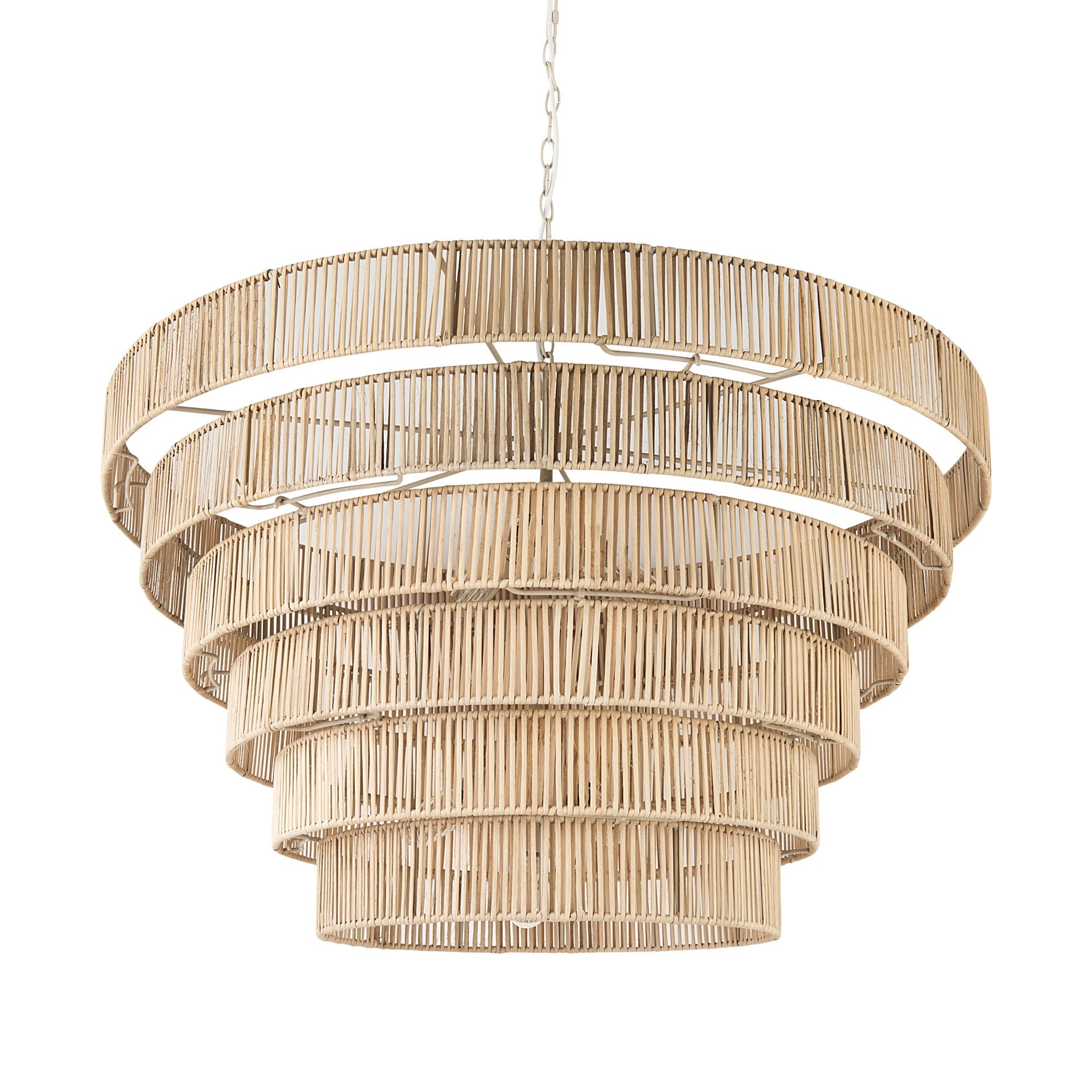 Marimba Natural can 6 Tier Chandelier - Dekor Butik