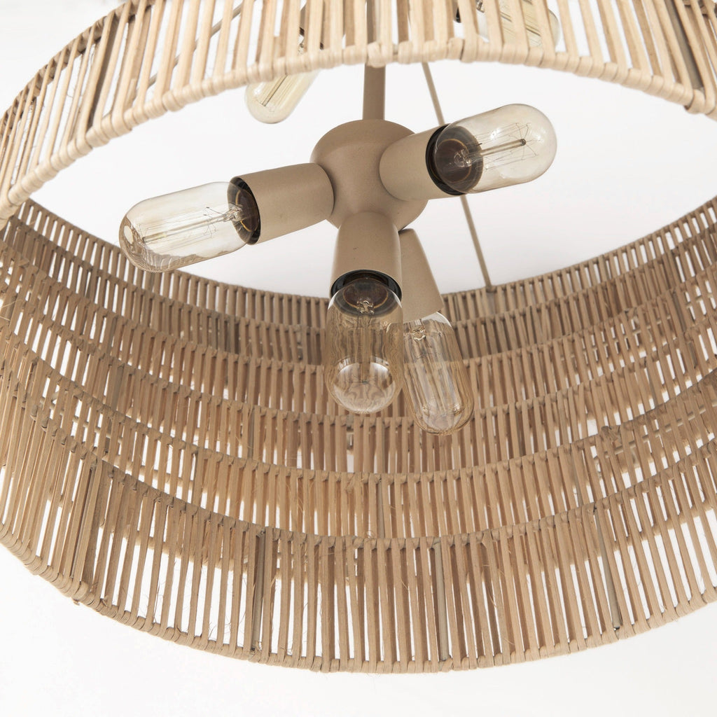 Marimba Natural can 6 Tier Chandelier - Dekor Butik