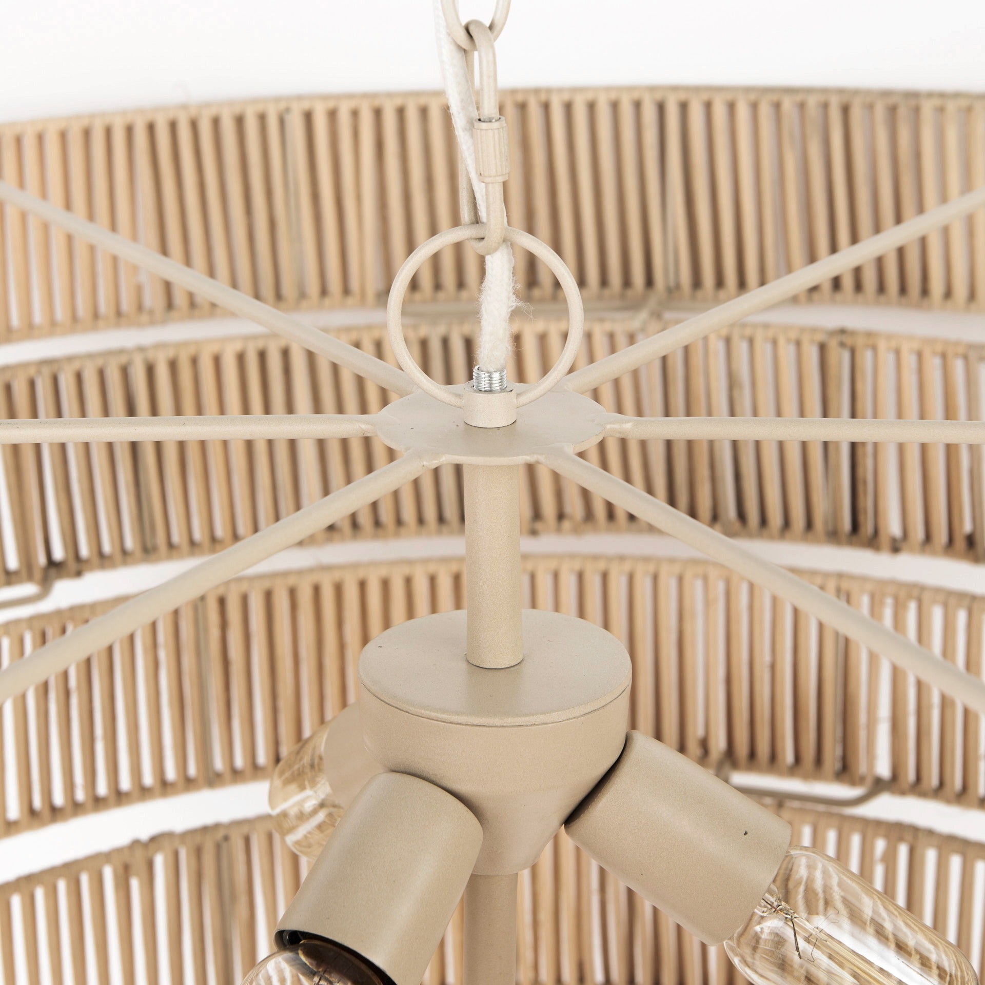 Marimba Natural can 6 Tier Chandelier - Dekor Butik