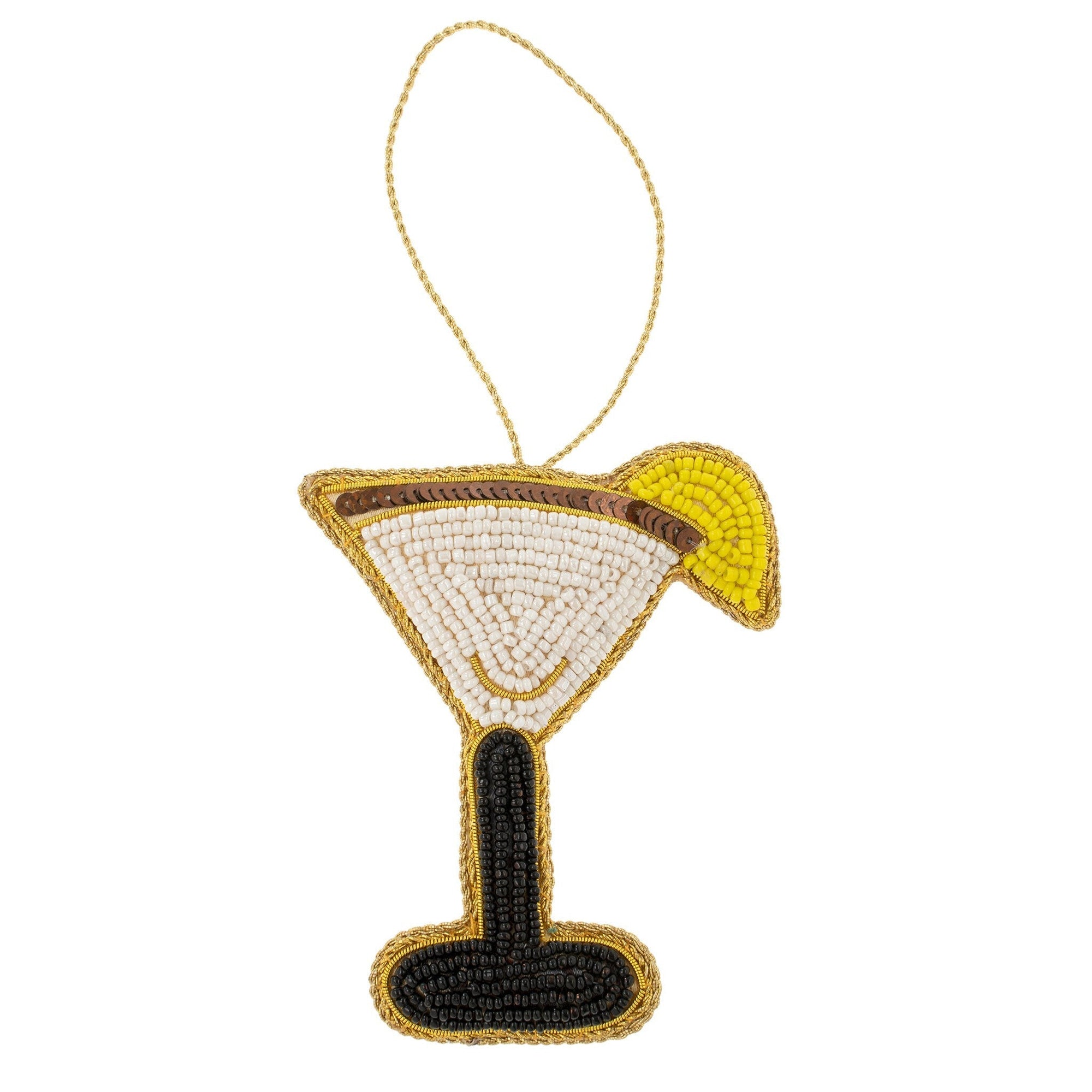 ChristmasMartini Zardozi Ornament - Dekor Butik