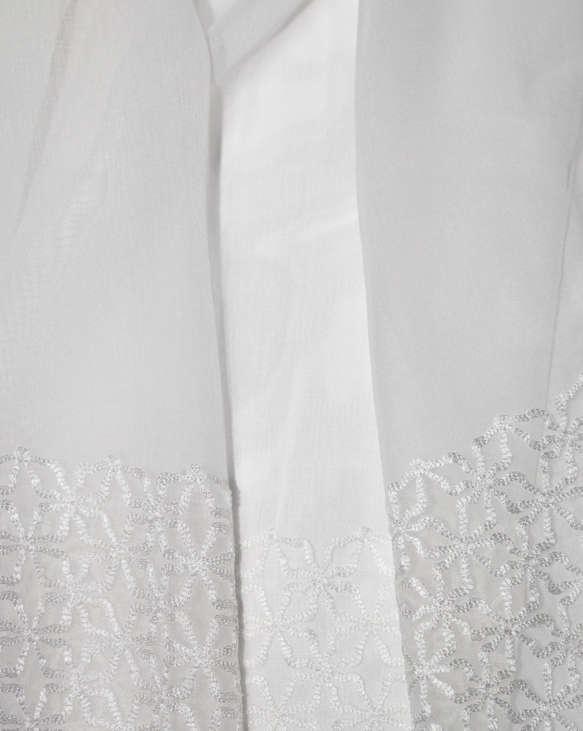 CurtainsMassa Classic Embroidered Sheer Grommet Curtain 80"x 95" - Dekor Butik