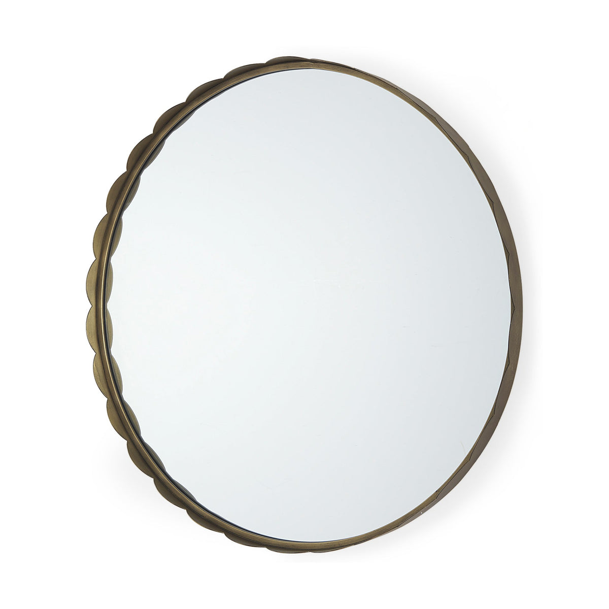 DecorMetal Scalloped Mirror - Dekor Butik