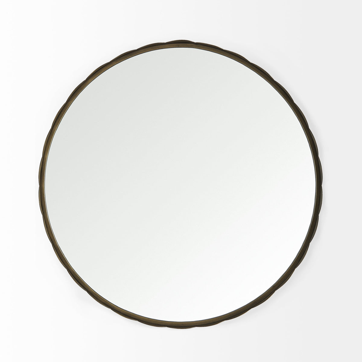 DecorMetal Scalloped Mirror - Dekor Butik