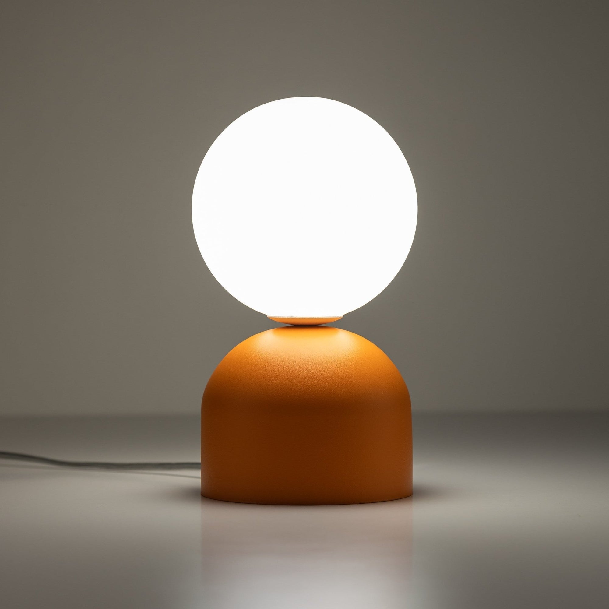 MIKI Modern Glass Globe Table Lamp for Bedroom, Living Room & Nightstand - Dekor Butik