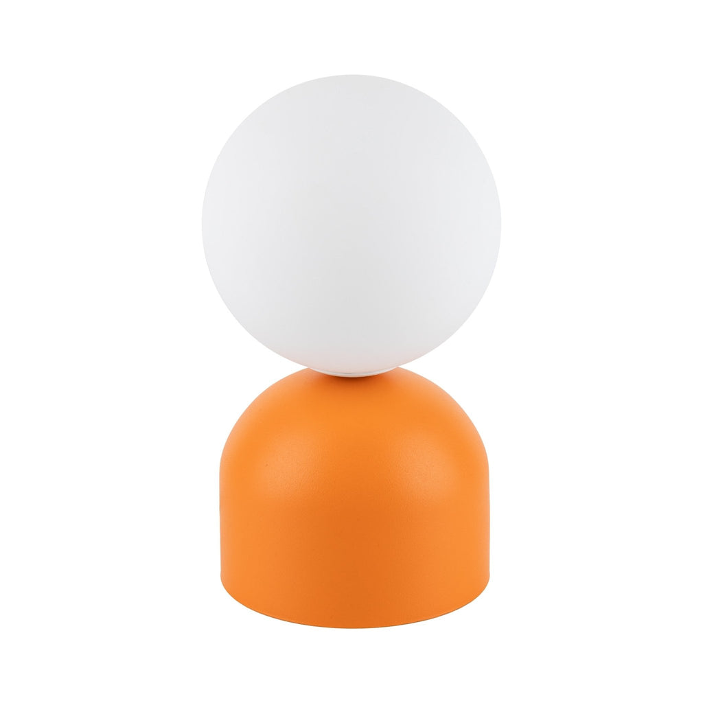 Miki Modern Glass Globe Table Lamp for Bedroom Nightstand, Living Room & Ambient Accent Lighting - Dekor Butik