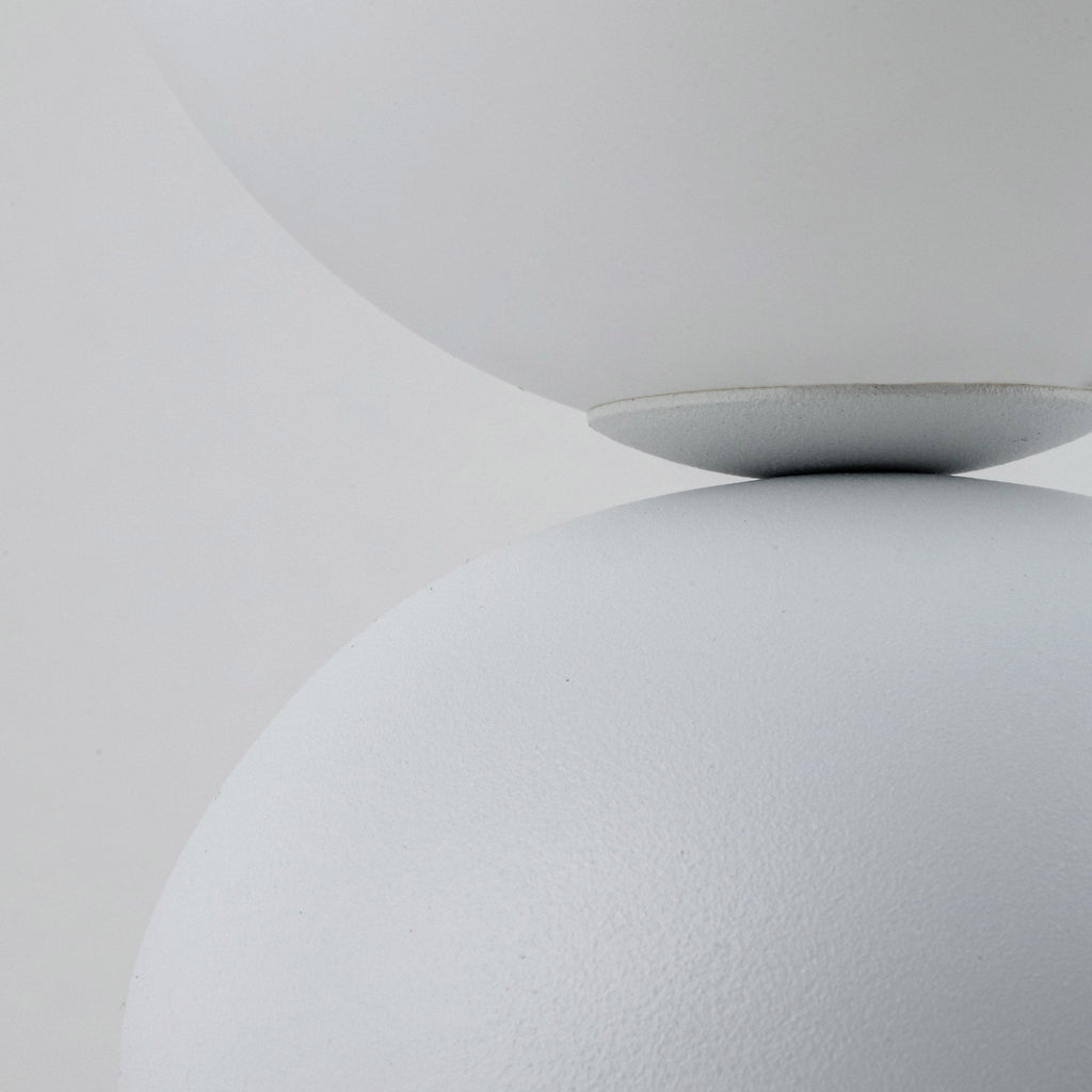 Miki Modern Glass Globe Table Lamp for Bedroom Nightstand, Living Room & Ambient Accent Lighting - Dekor Butik