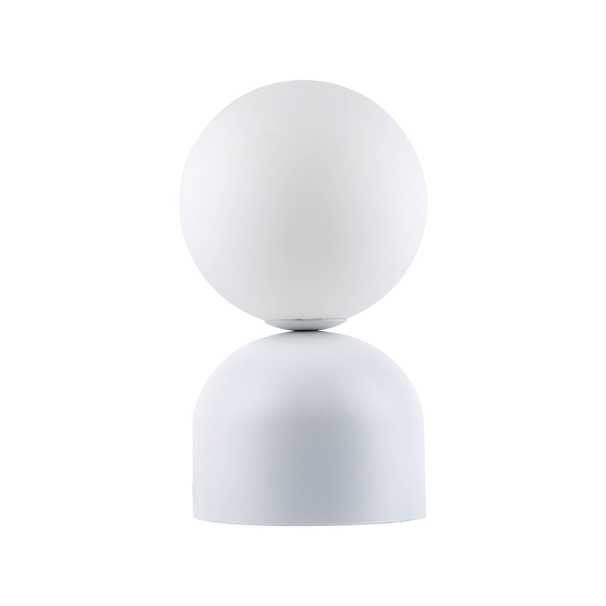 Miki Modern Glass Globe Table Lamp for Bedroom Nightstand, Living Room & Ambient Accent Lighting - Dekor Butik