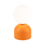 Miki Modern Glass Globe Table Lamp for Bedroom Nightstand, Living Room & Ambient Accent Lighting - Dekor Butik
