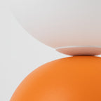 Miki Modern Glass Globe Table Lamp for Bedroom Nightstand, Living Room & Ambient Accent Lighting - Dekor Butik