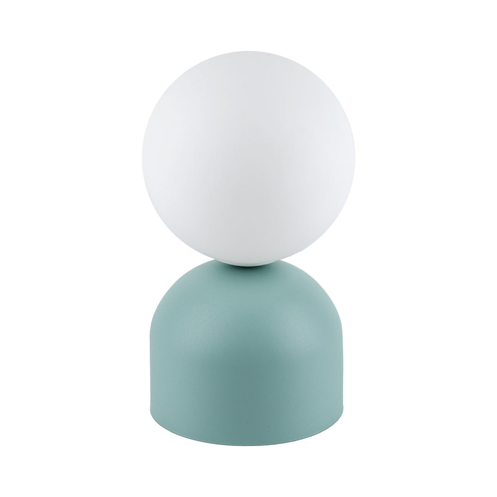 Miki Modern Glass Globe Table Lamp for Bedroom Nightstand, Living Room & Ambient Accent Lighting - Dekor Butik