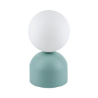Miki Modern Glass Globe Table Lamp for Bedroom Nightstand, Living Room & Ambient Accent Lighting - Dekor Butik