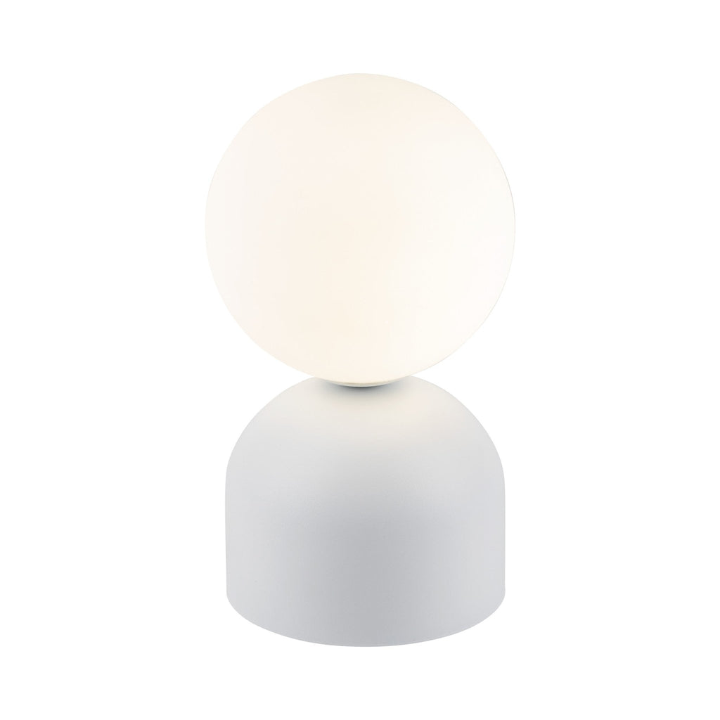 Miki Modern Glass Globe Table Lamp for Bedroom Nightstand, Living Room & Ambient Accent Lighting - Dekor Butik