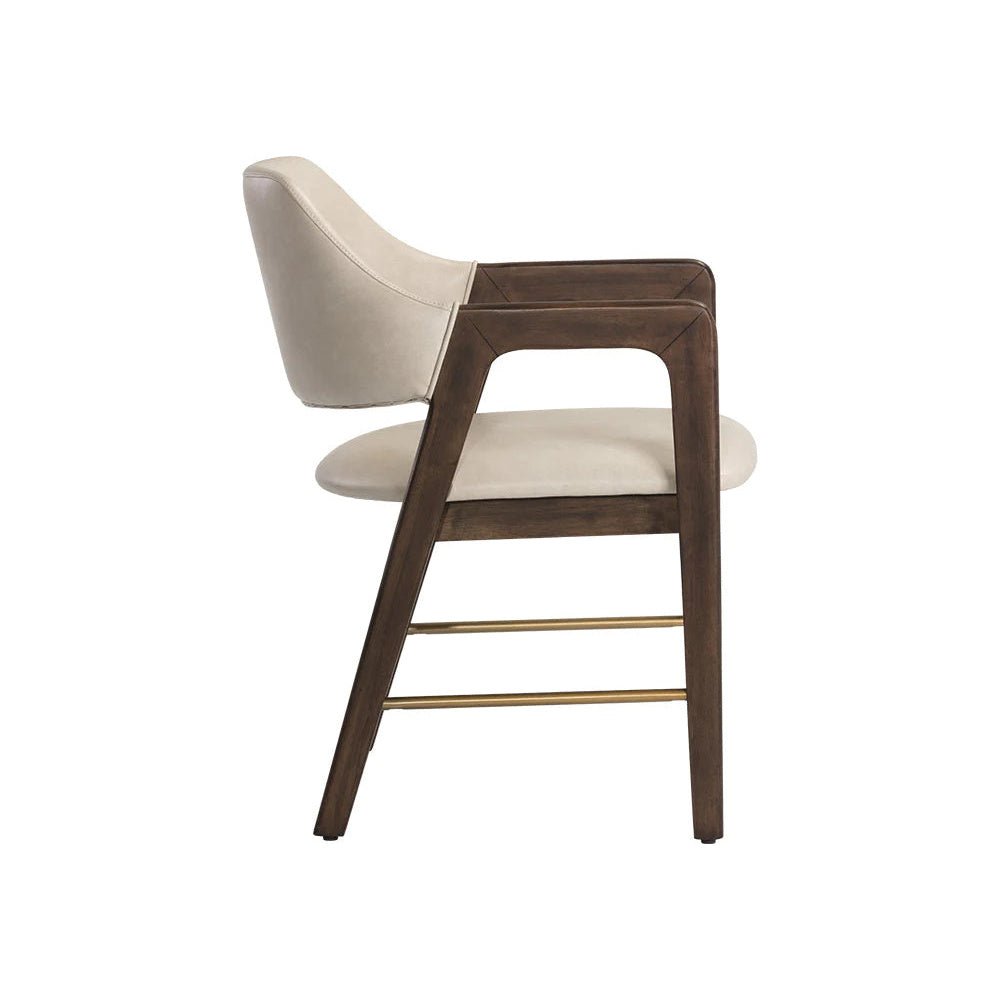 Dining ChairsMilton Dining Armchair - 2 Fabric Options - Dekor Butik